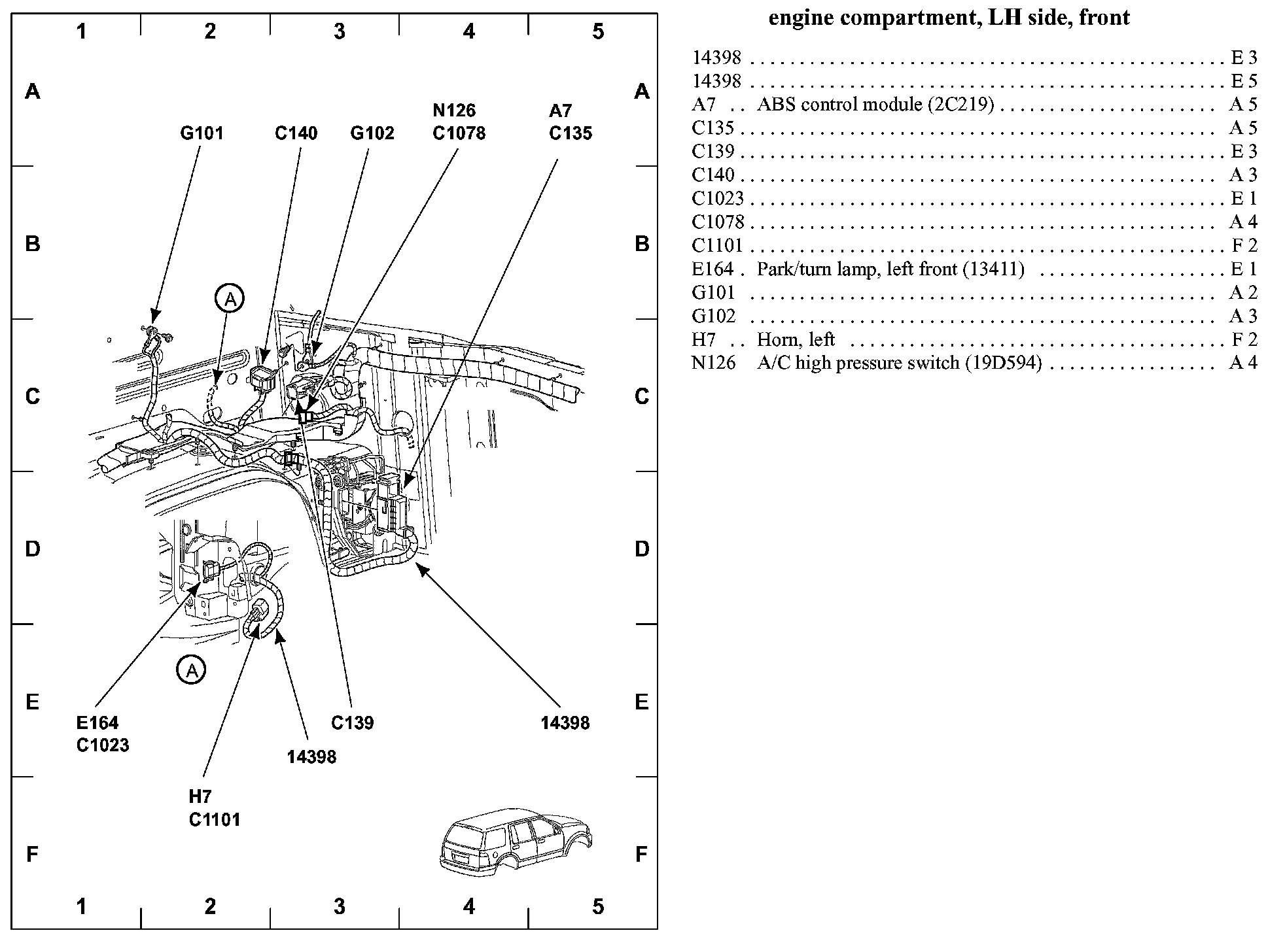 Factory diagram — Electronic Brake Control Module