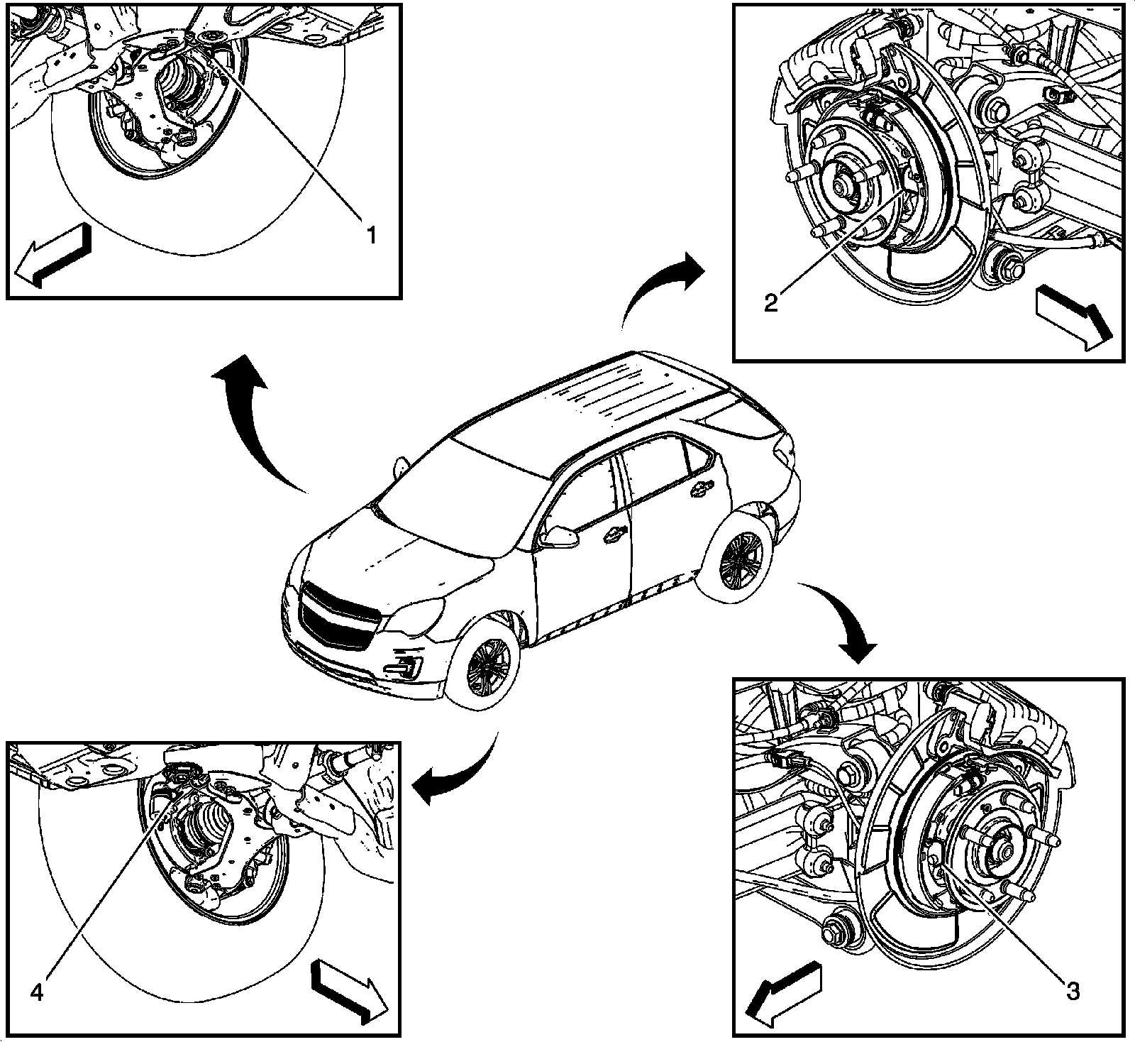 Factory diagram — Wheel Speed Sensor