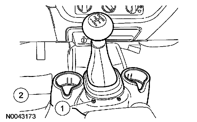 Factory diagram — Shifter M/T