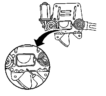 Factory diagram — Front Door Window Motor