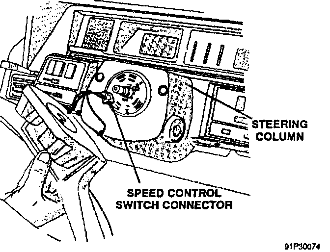 Factory diagram — Cruise Control Switch
