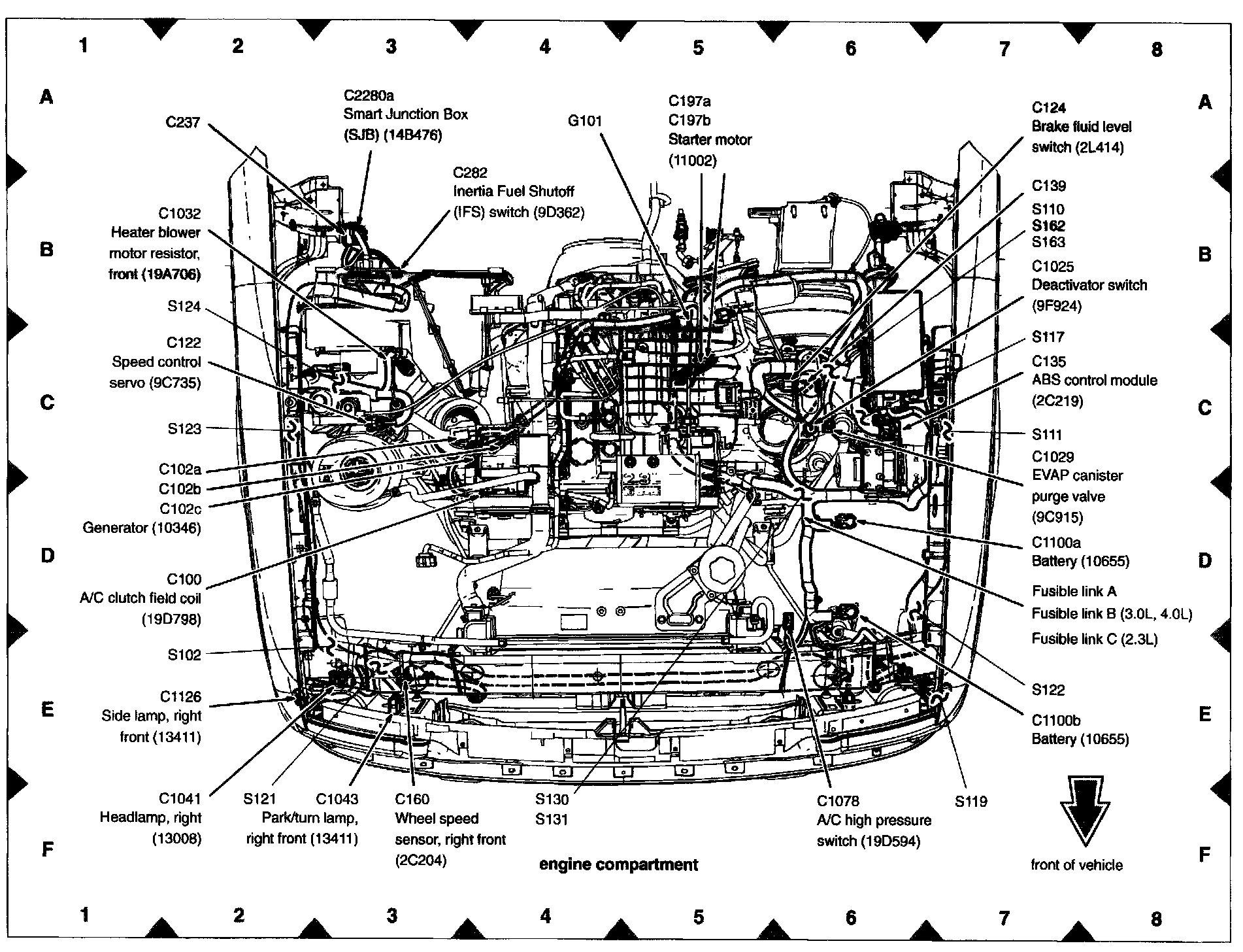 Factory diagram — Starter Motor