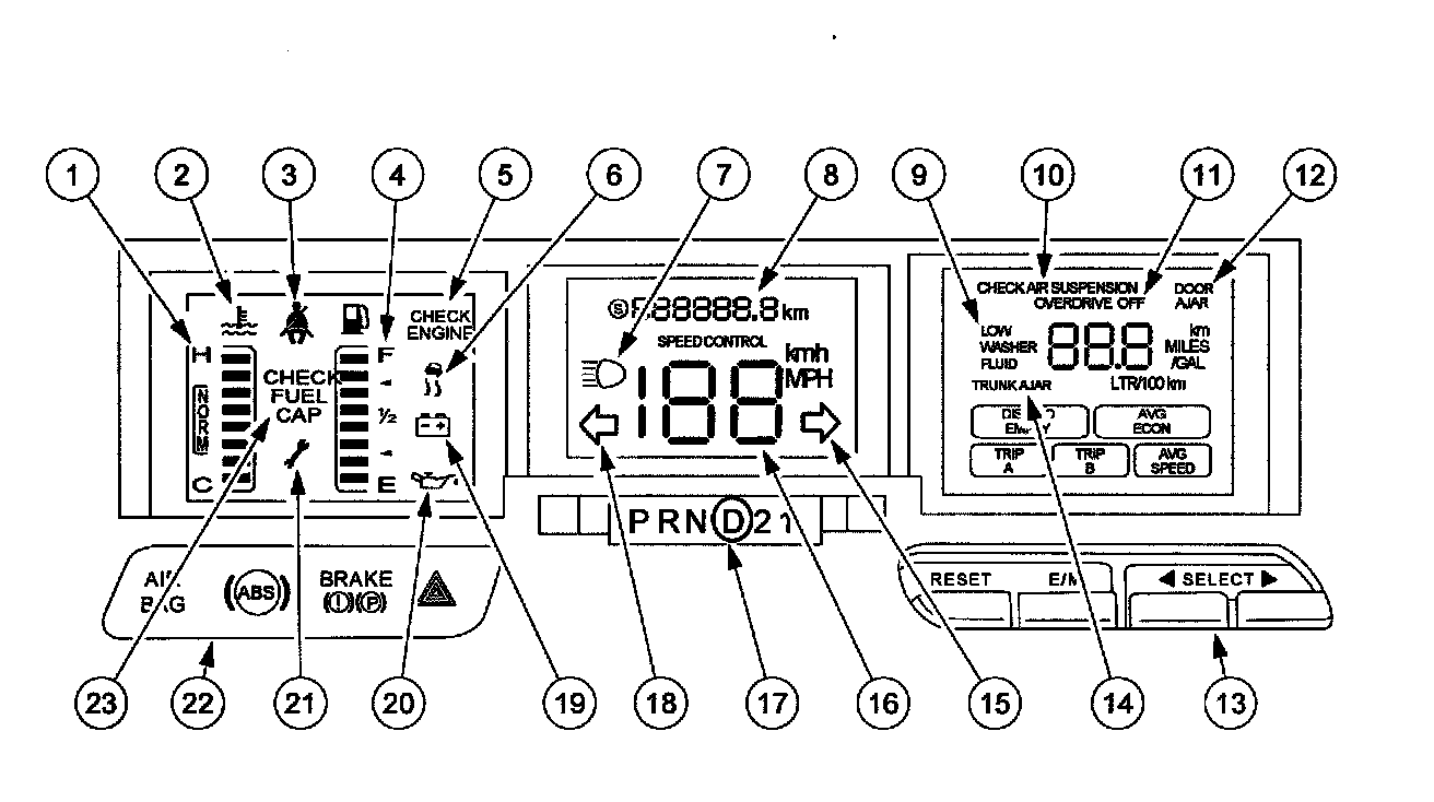 Factory diagram — Instrument Cluster / Carrier