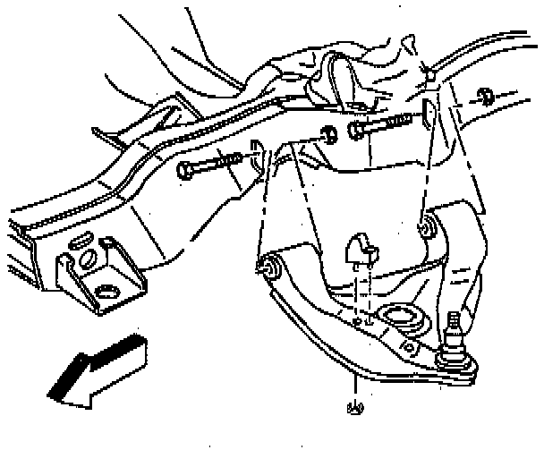 Factory diagram — Control Arm Bushing