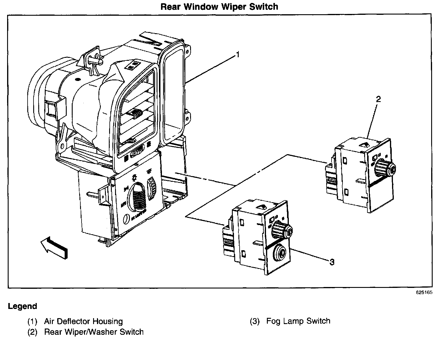 Factory diagram — Wiper Switch