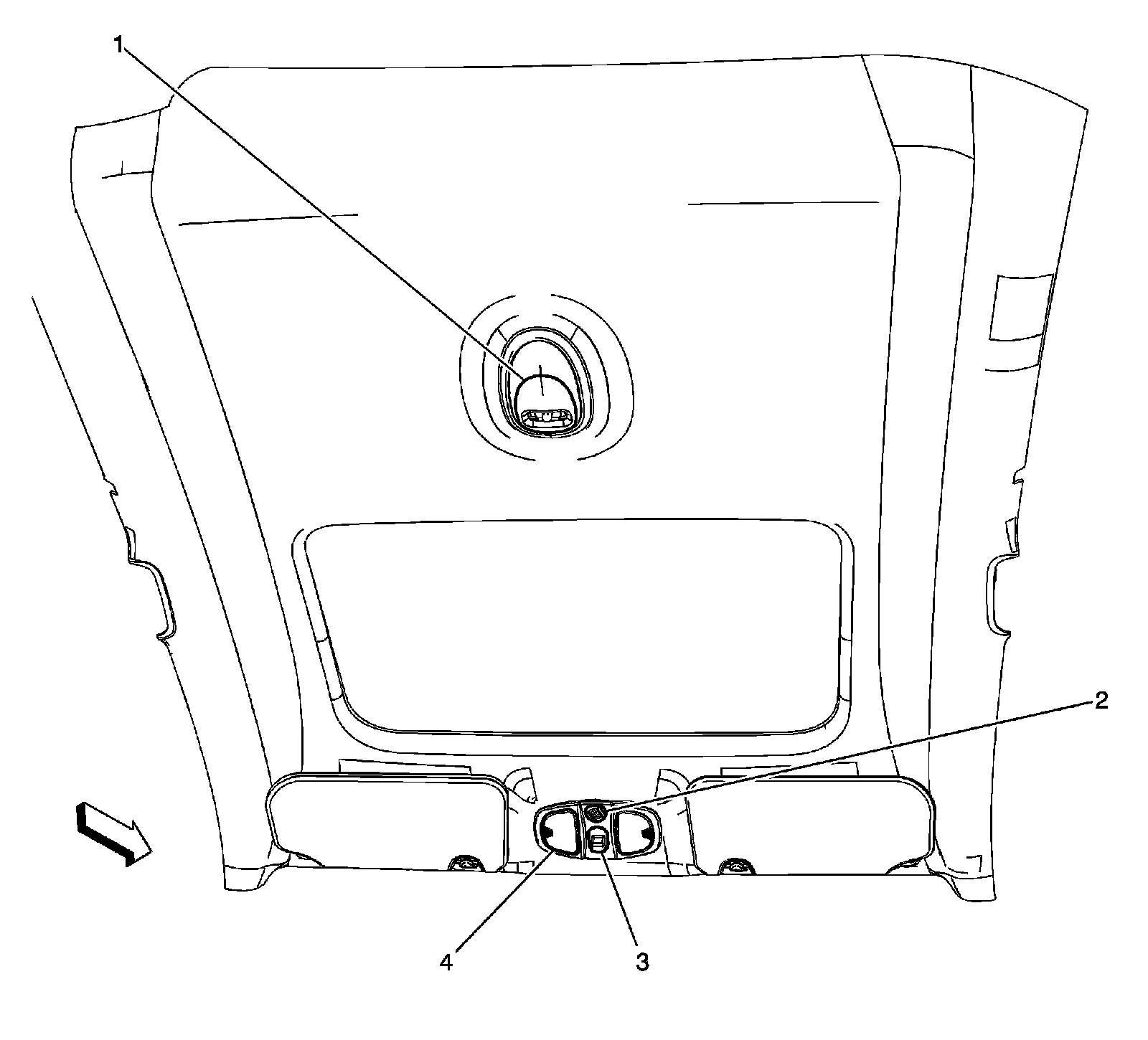 Factory diagram — Sunroof / Moonroof Switch