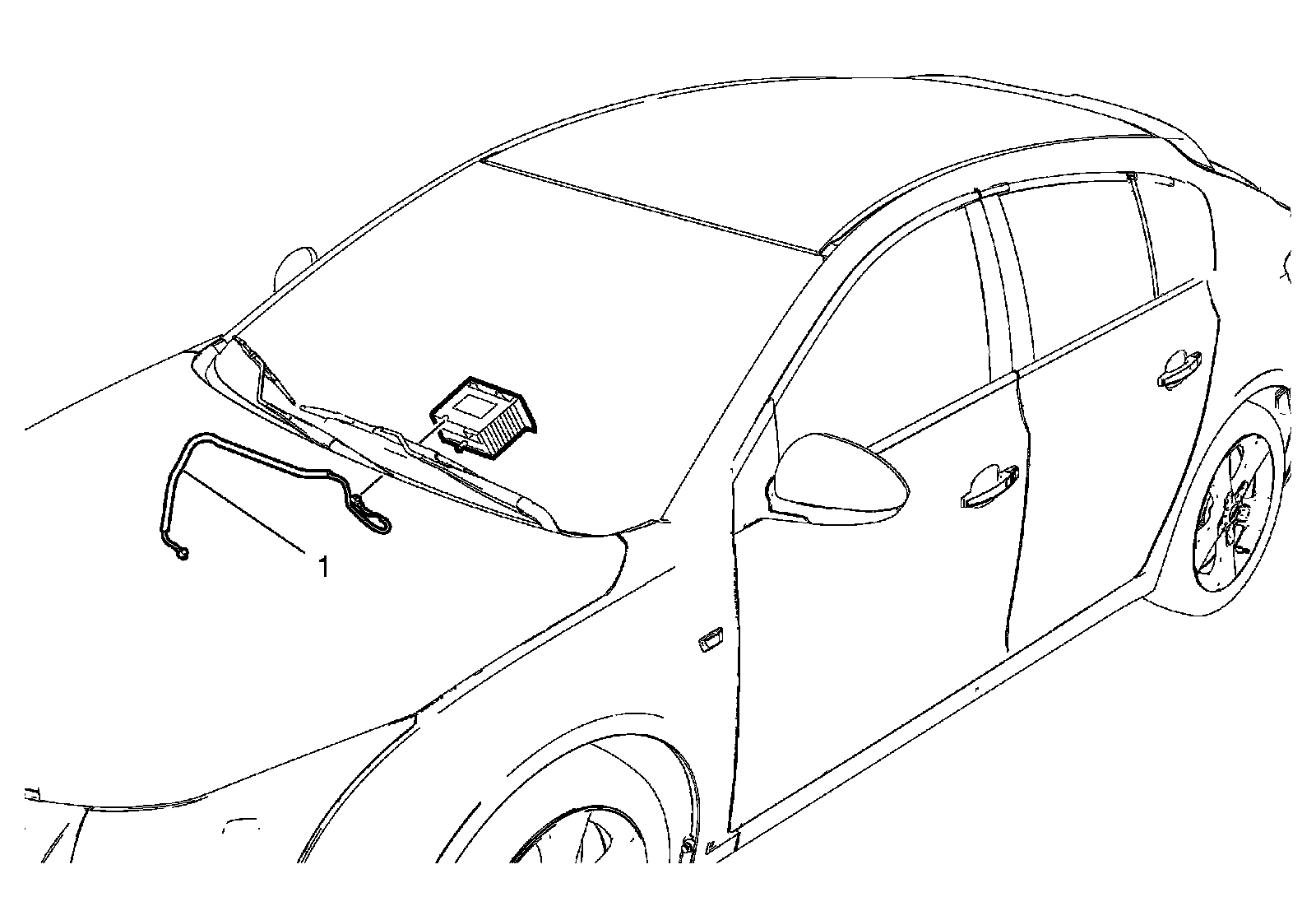 Factory diagram — Antenna Cable