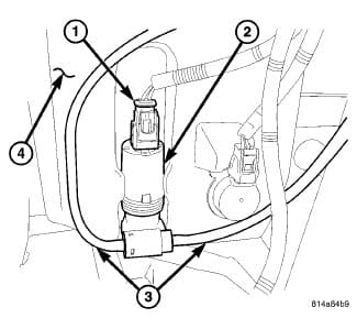 Factory diagram — Windshield Washer Pump