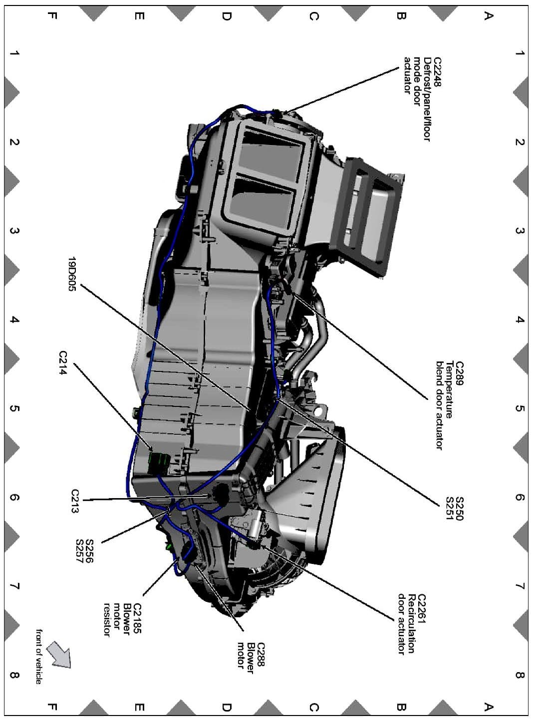 Factory diagram — Blower Motor