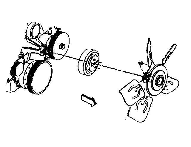 Factory diagram — Fan Clutch