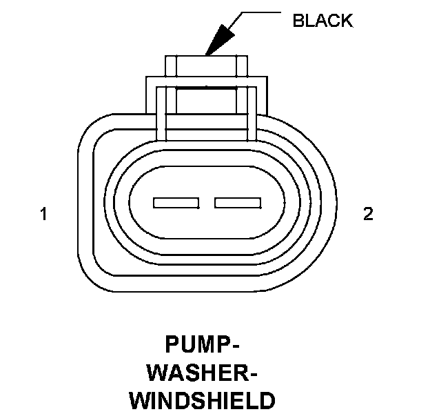 Factory diagram — Windshield Washer Pump
