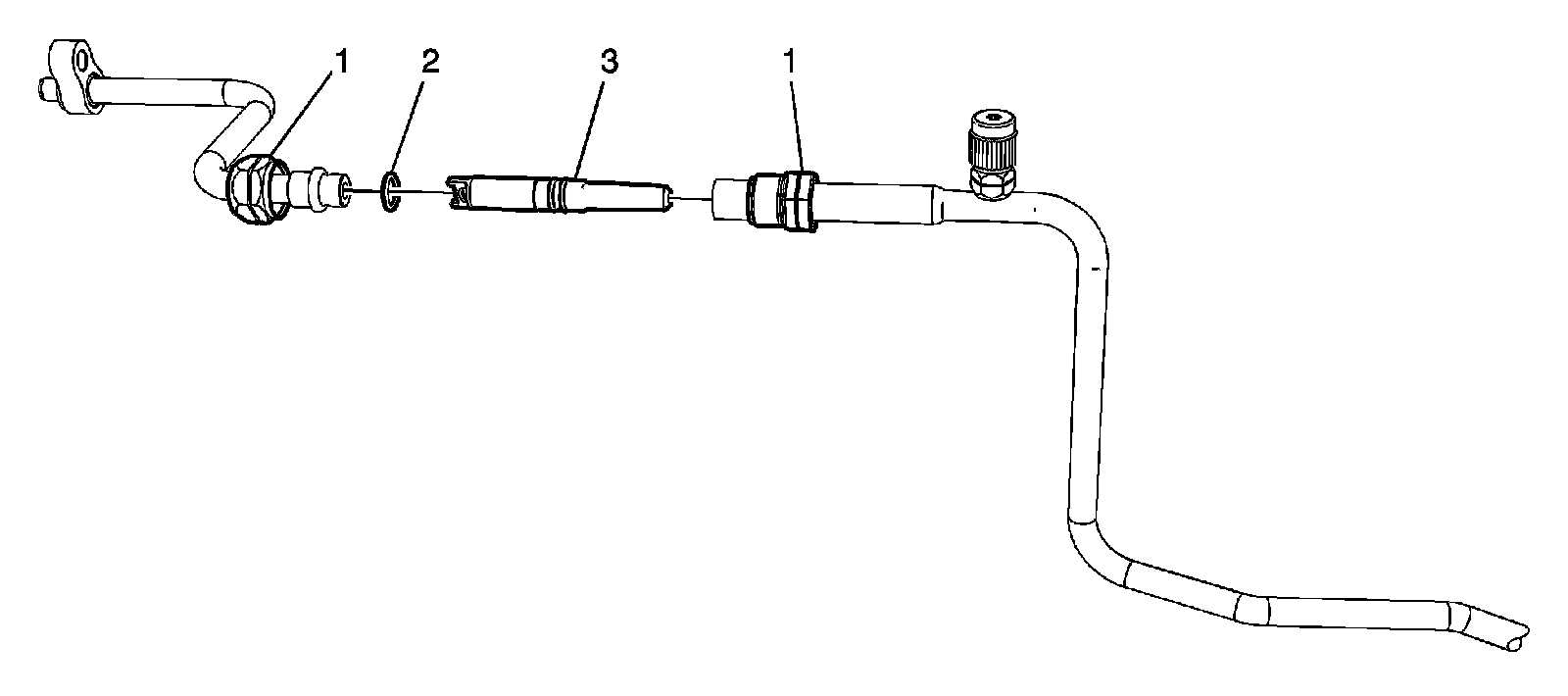 Factory diagram — Expansion Block/Orifice Tube