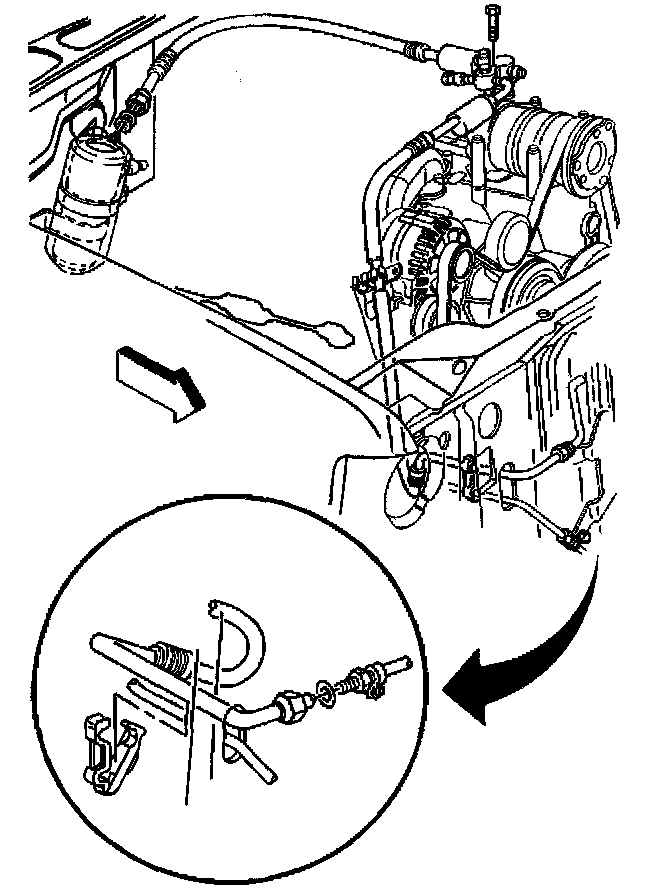 Factory diagram — Hose/Line HVAC