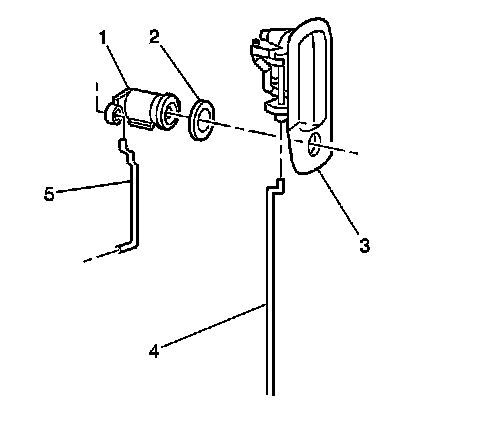 Factory diagram — Door Lock Cylinder