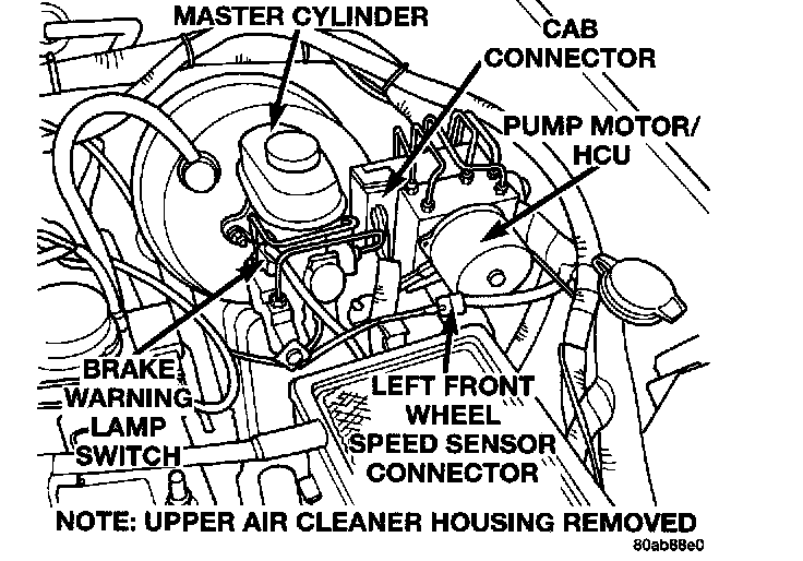 Factory diagram — Electronic Brake Control Module