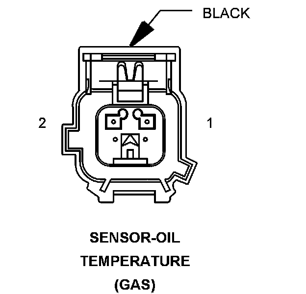 Factory diagram — Oil Temperature Sensor/Switch