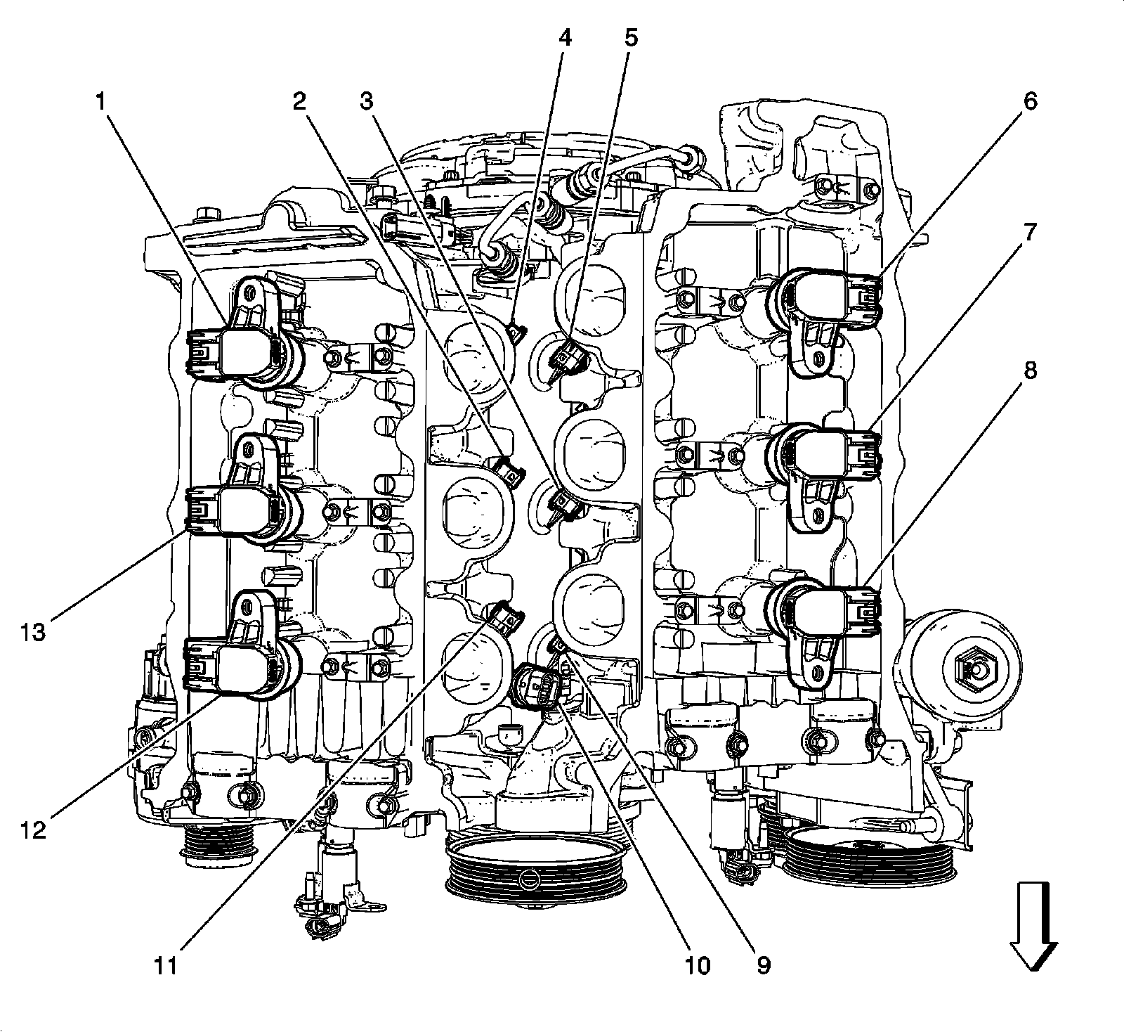 Factory diagram — Fuel Pressure Sensor/Switch