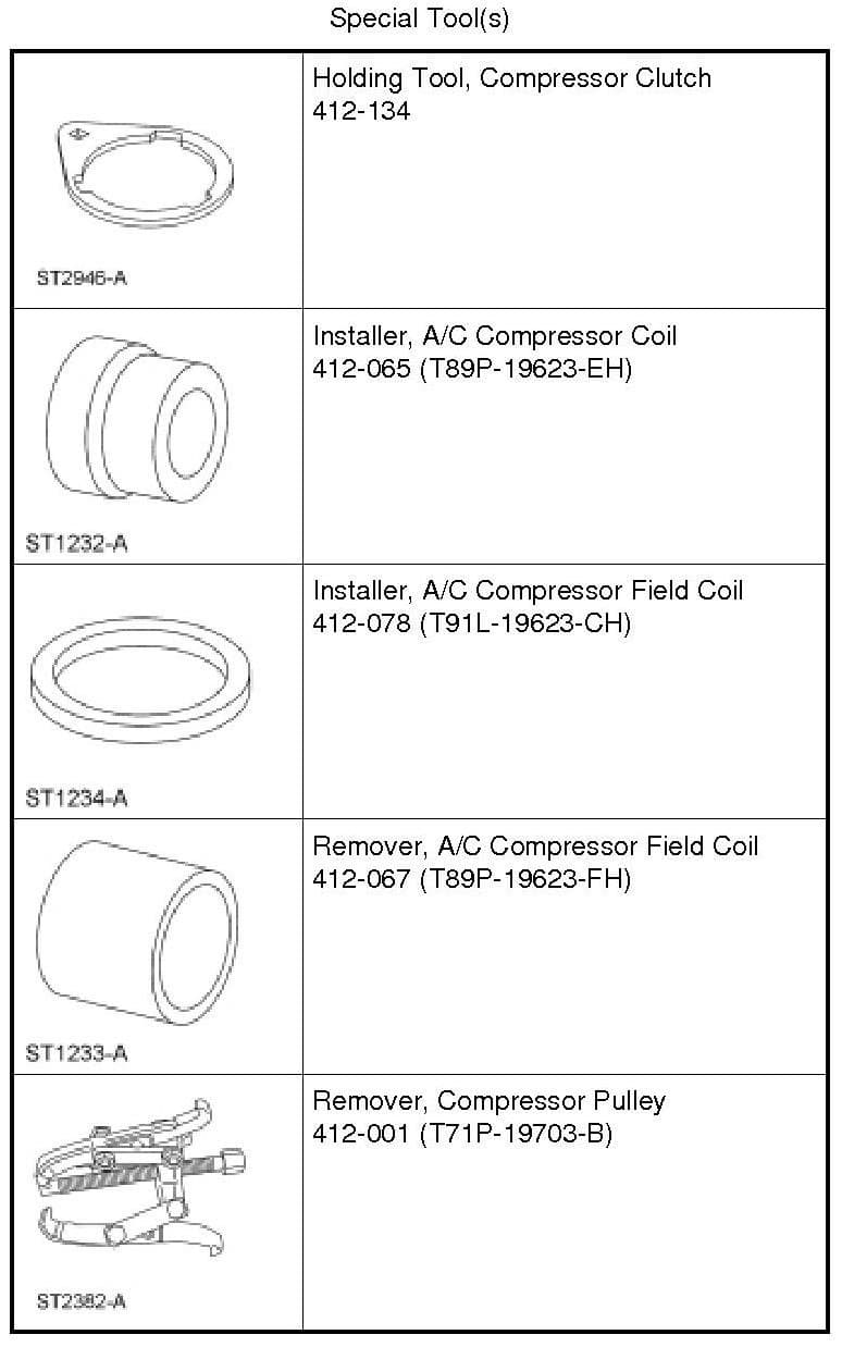 Factory diagram — Compressor Clutch
