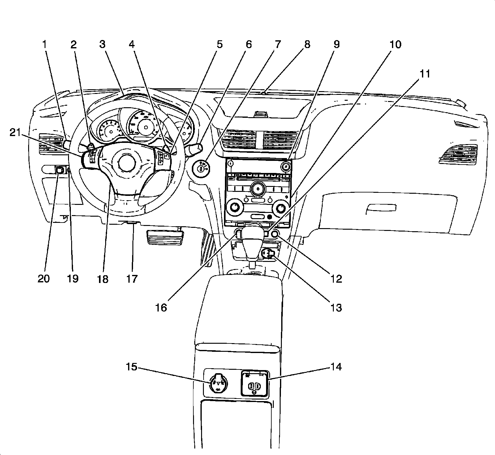 Factory diagram — Traction Control Switch