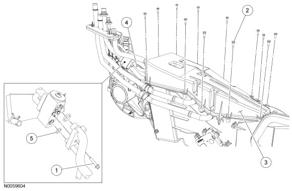 Factory diagram — Evaporator Core