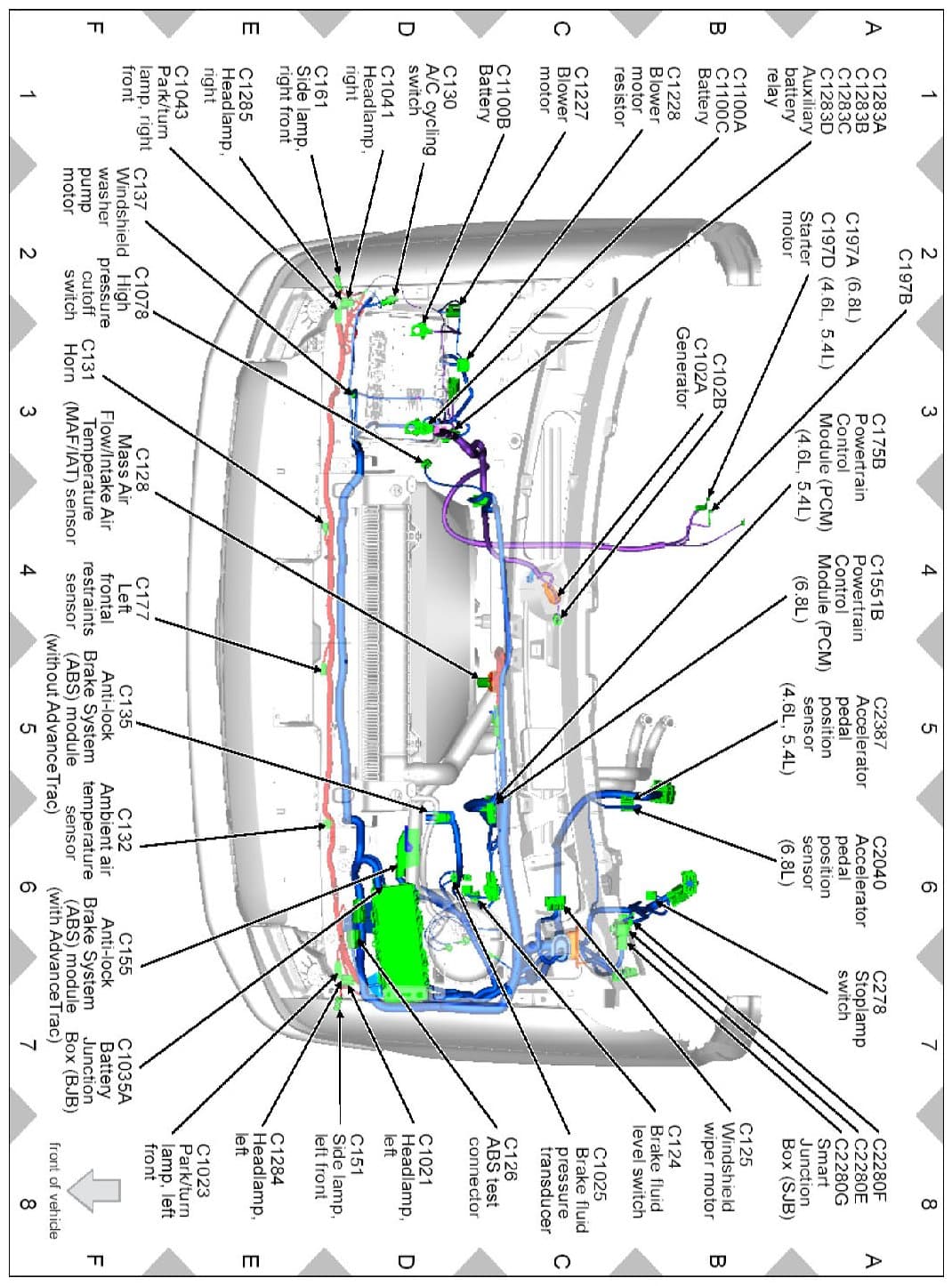 Factory diagram — Air Flow Meter/Sensor