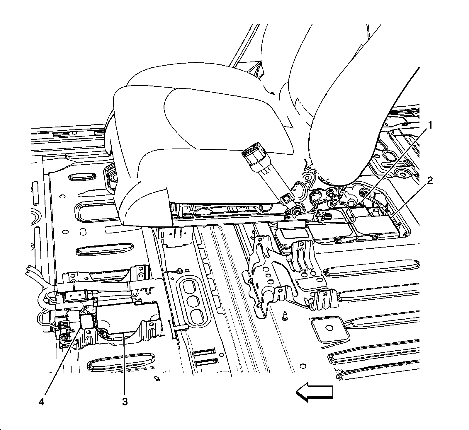 Factory diagram — Yaw Rate Sensor