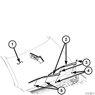 Factory diagram — Wiper Arm