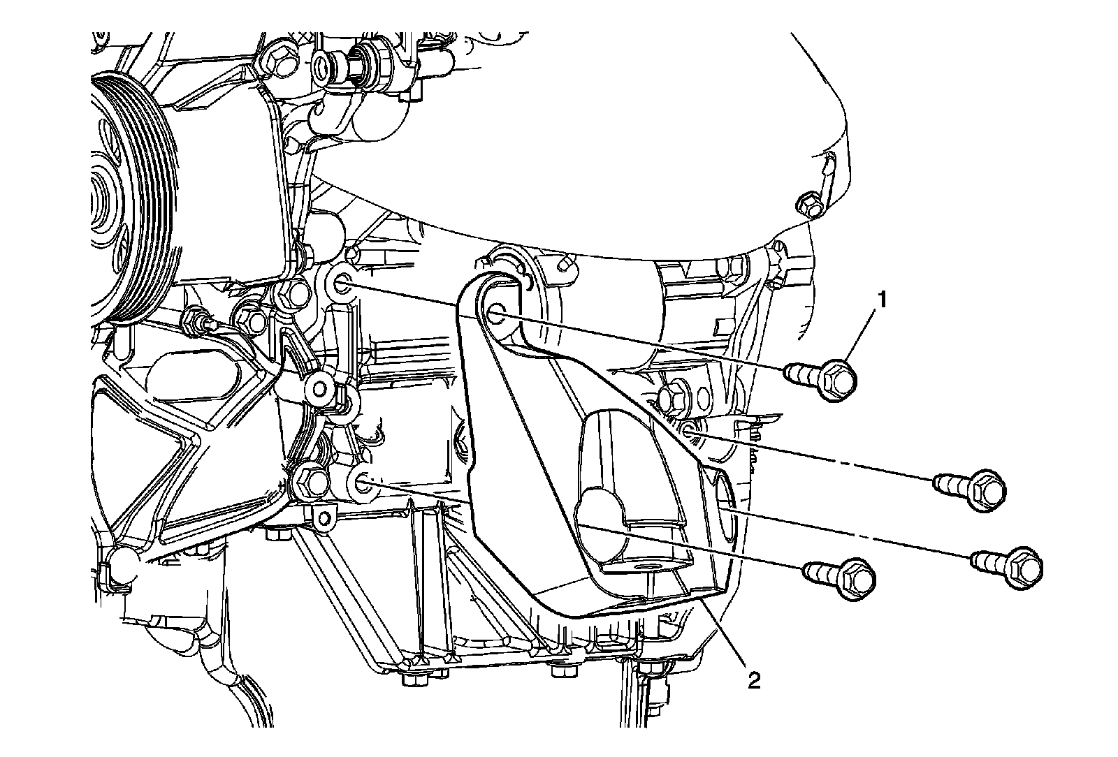 Factory diagram — Engine Mount