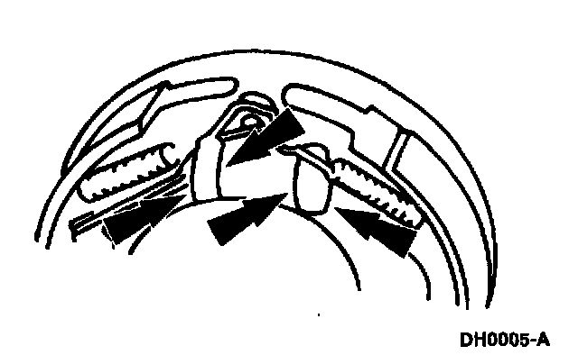 Factory diagram — Brake Shoe