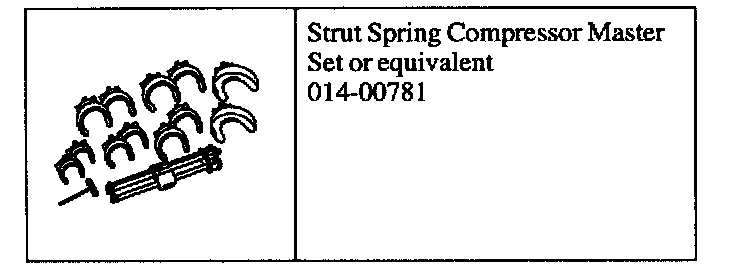Factory diagram — Suspension Strut / Shock Absorber