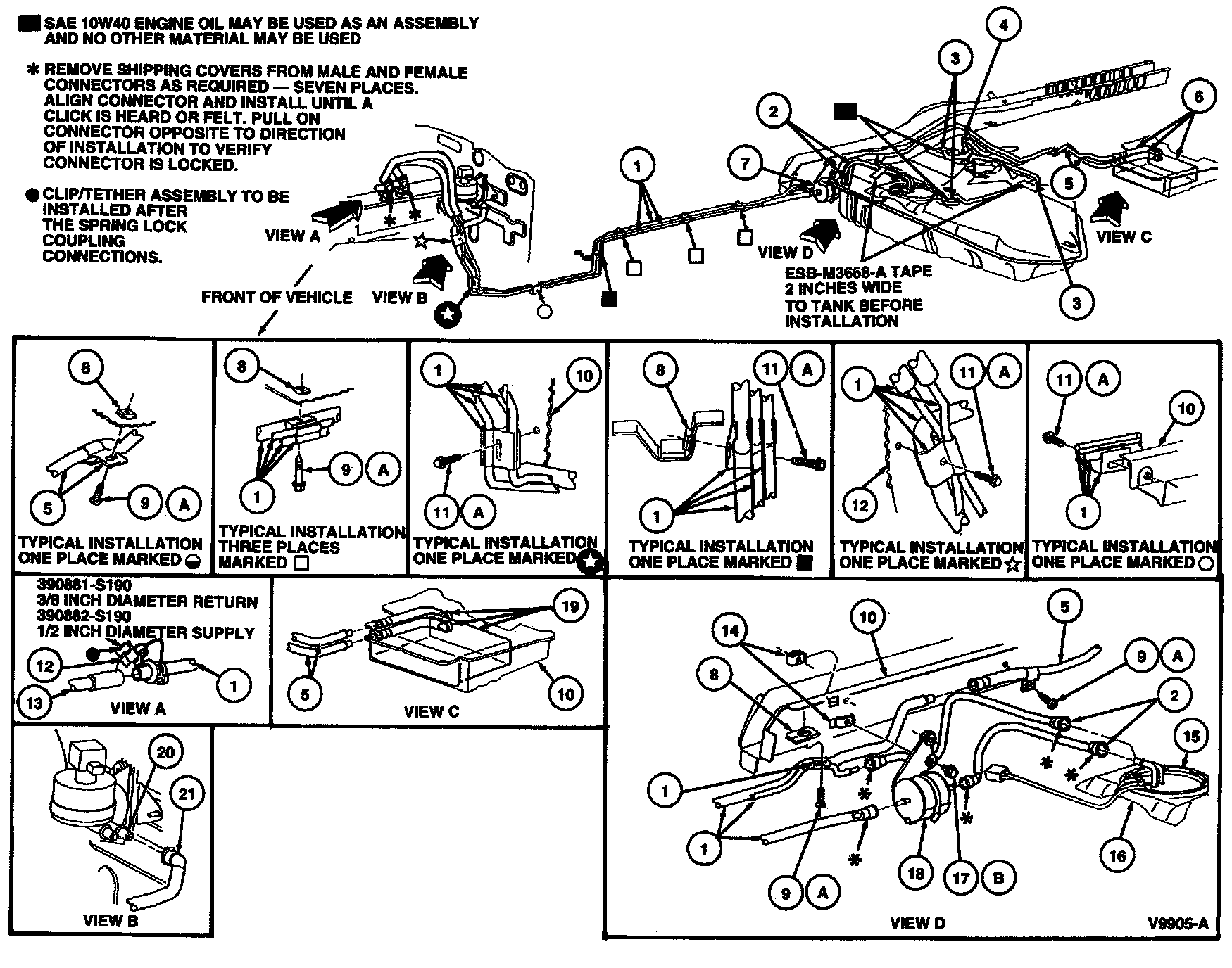 Factory diagram — Fuel Tank