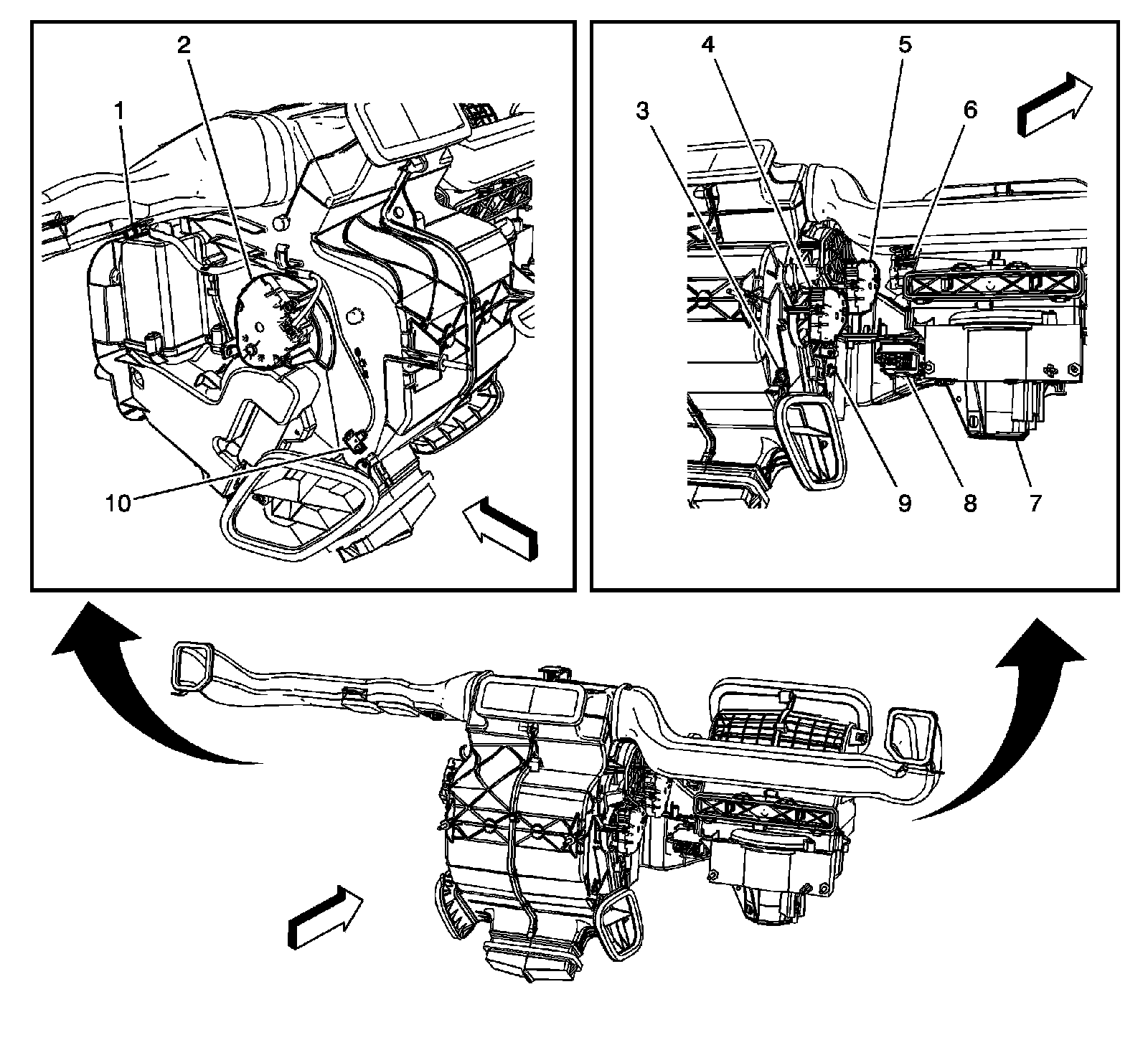 Factory diagram — Cabin Temperature Sensor / Switch