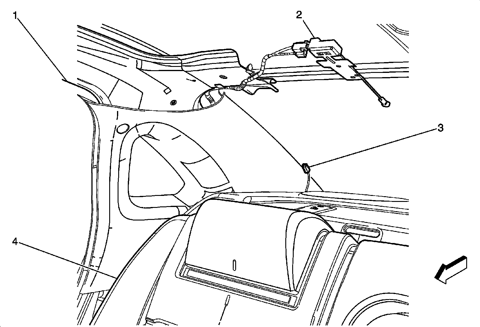 Factory diagram — Antenna Control Module