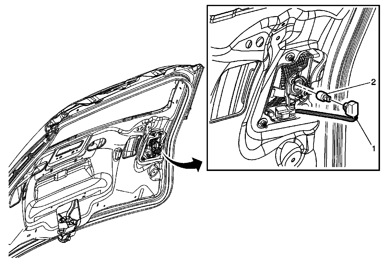 Factory diagram — Backup Light Bulb