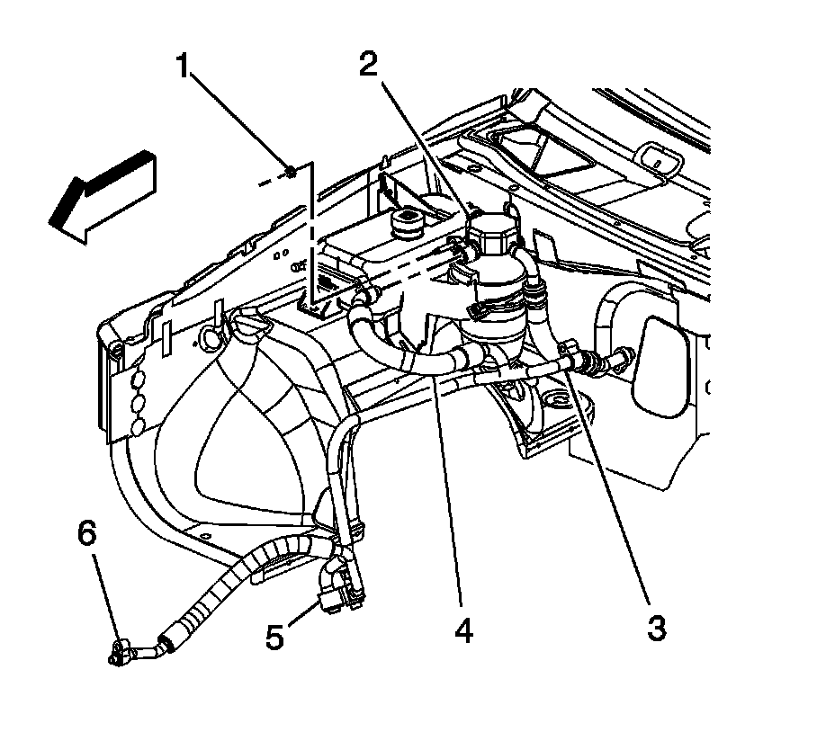 Factory diagram — Hose/Line HVAC