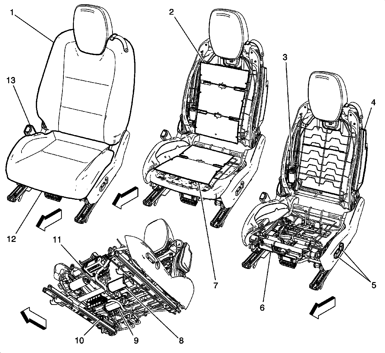 Factory diagram — Seat Temperature Element