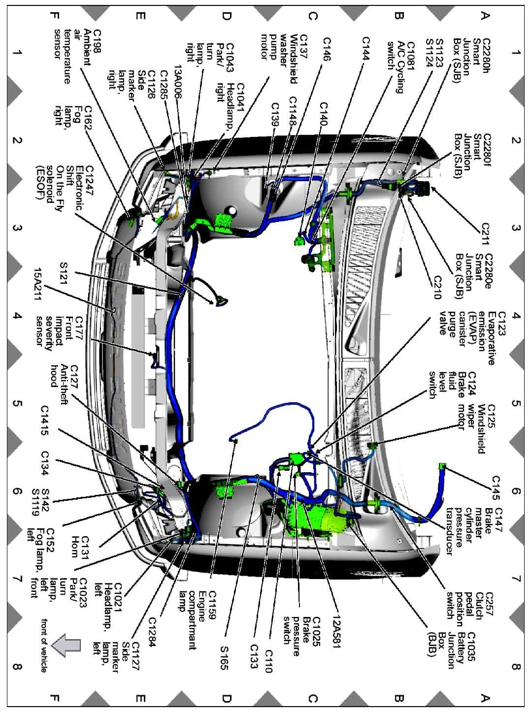 Factory diagram — Clutch Switch