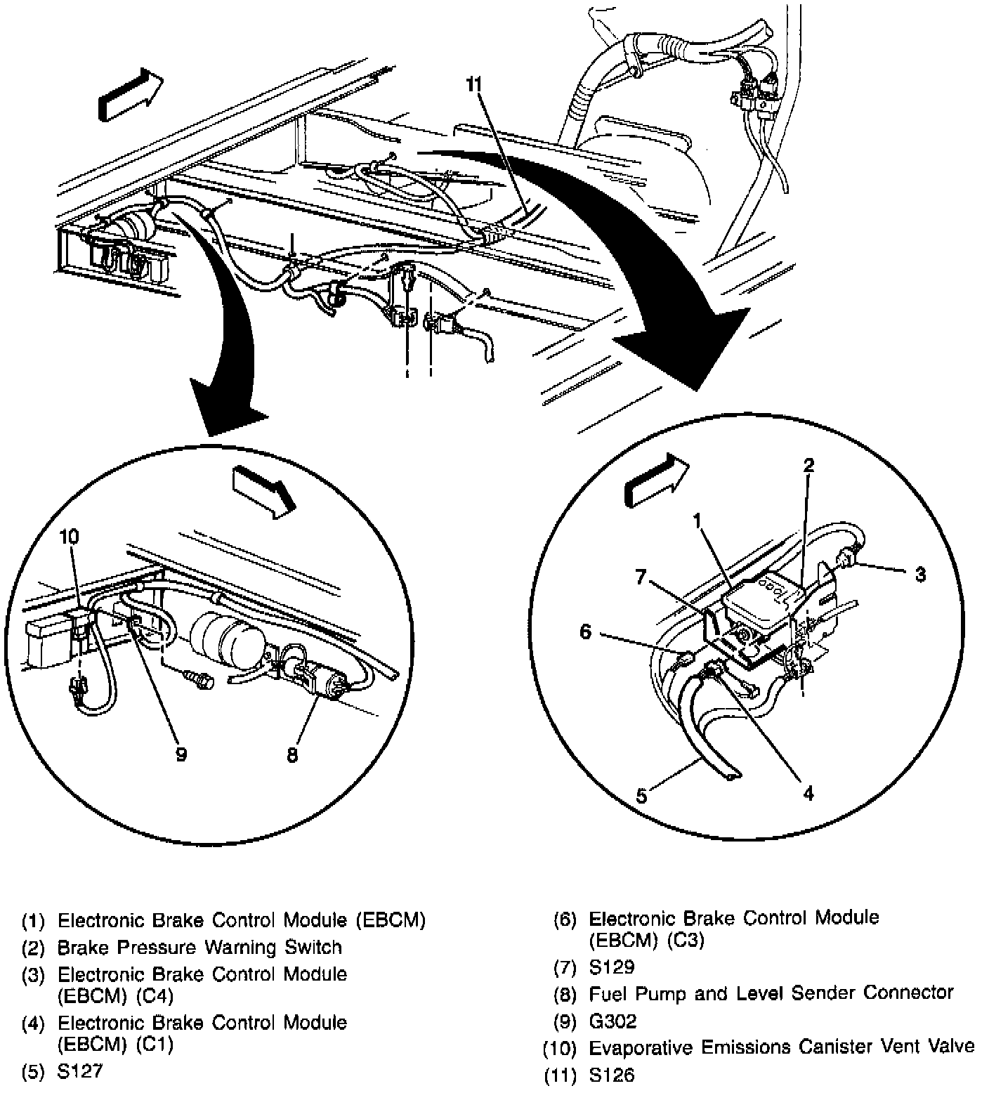 Factory diagram — Connector Locations