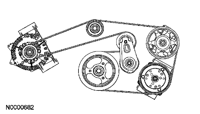 Factory diagram — Drive Belt