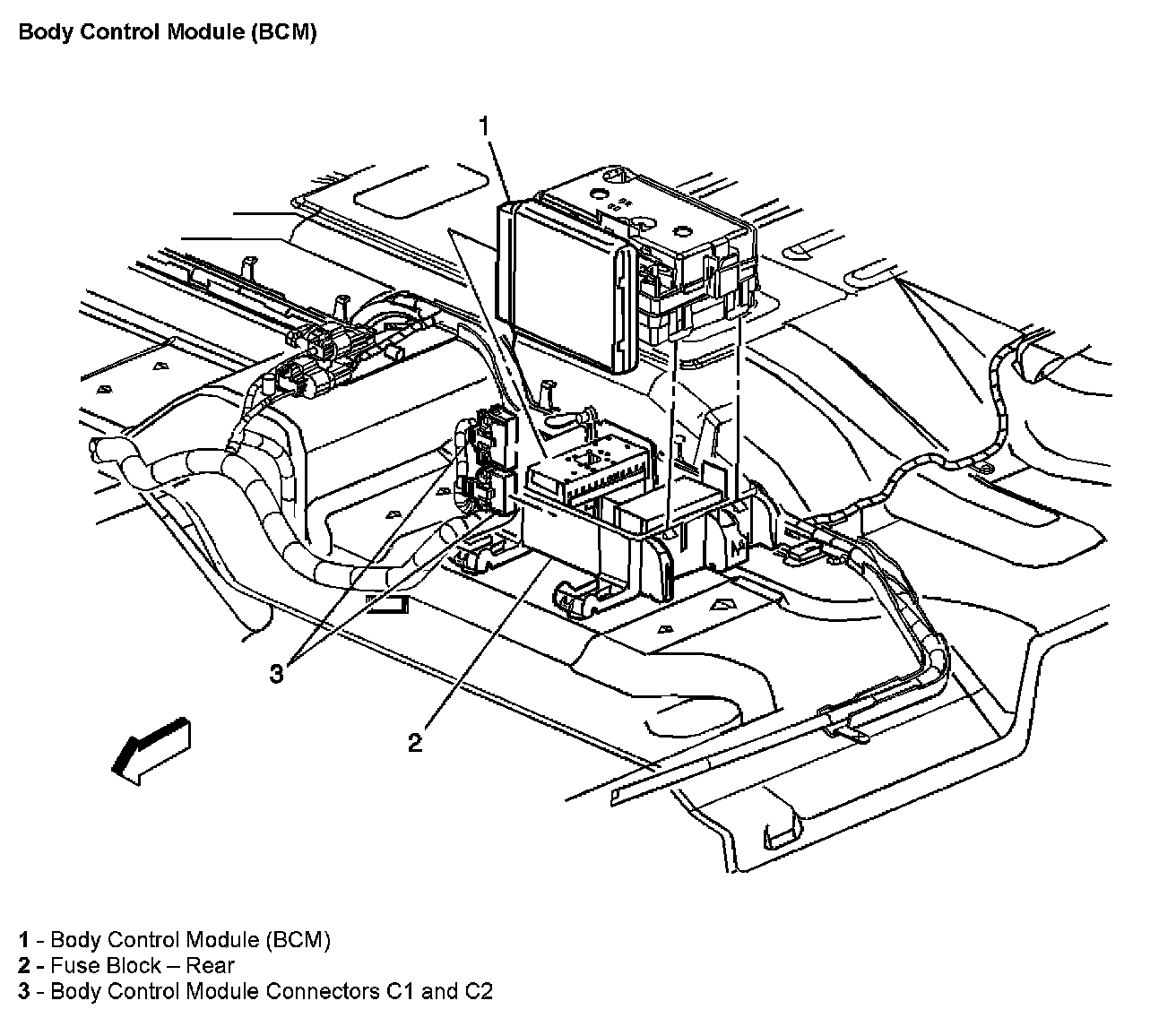 Factory diagram — Body Control Module