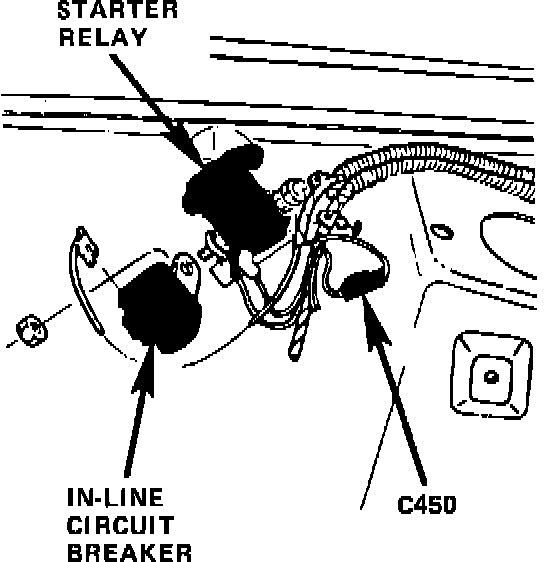 Factory diagram — Starter Relay