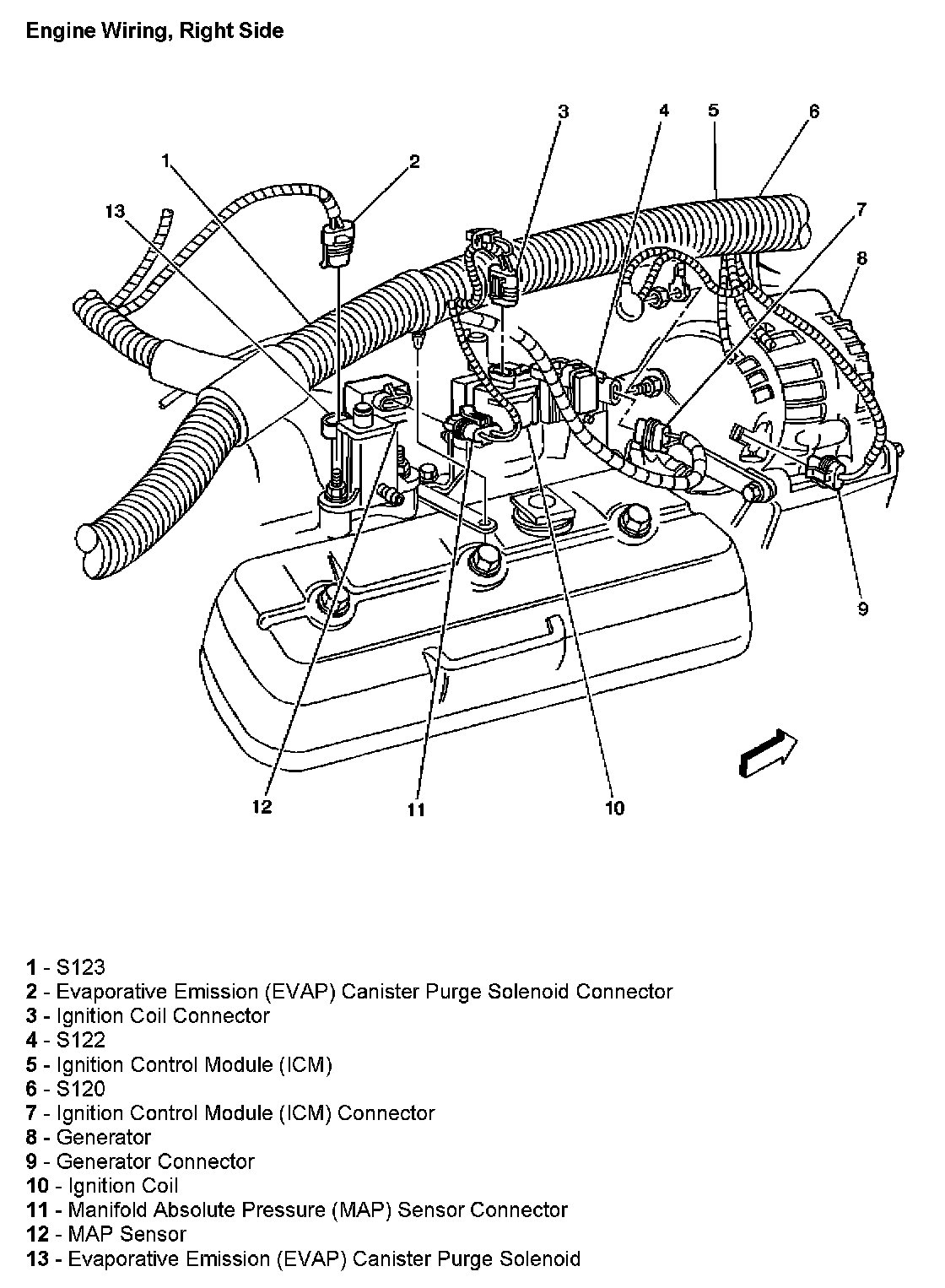 Factory diagram — Alternator
