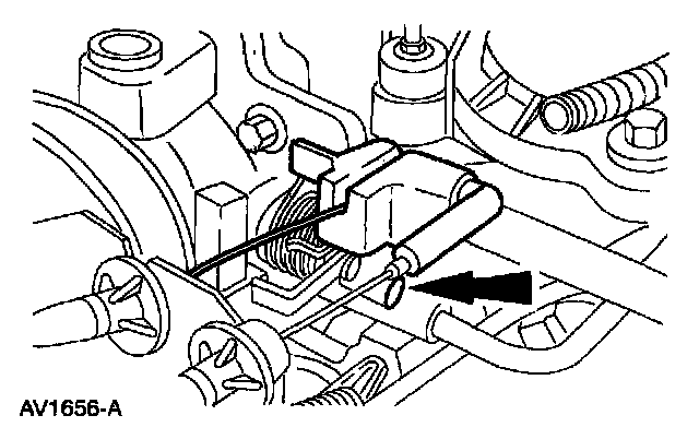 Factory diagram — Throttle Cable/Linkage