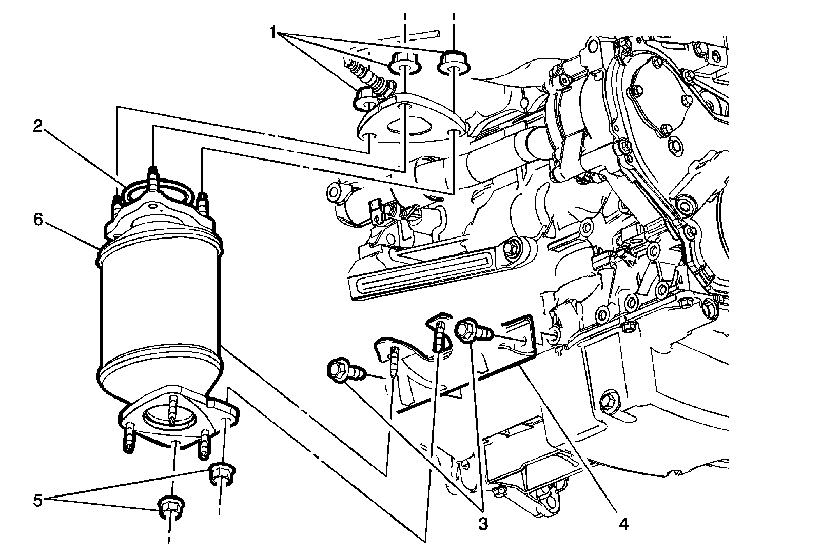 Factory diagram — Catalytic Converter