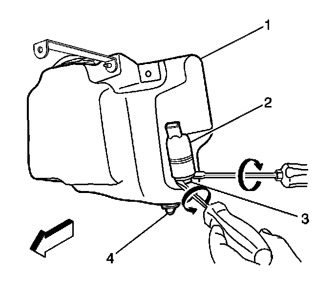 Factory diagram — Windshield Washer Pump