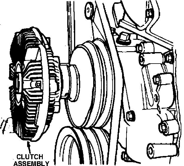 Factory diagram — Fan Clutch