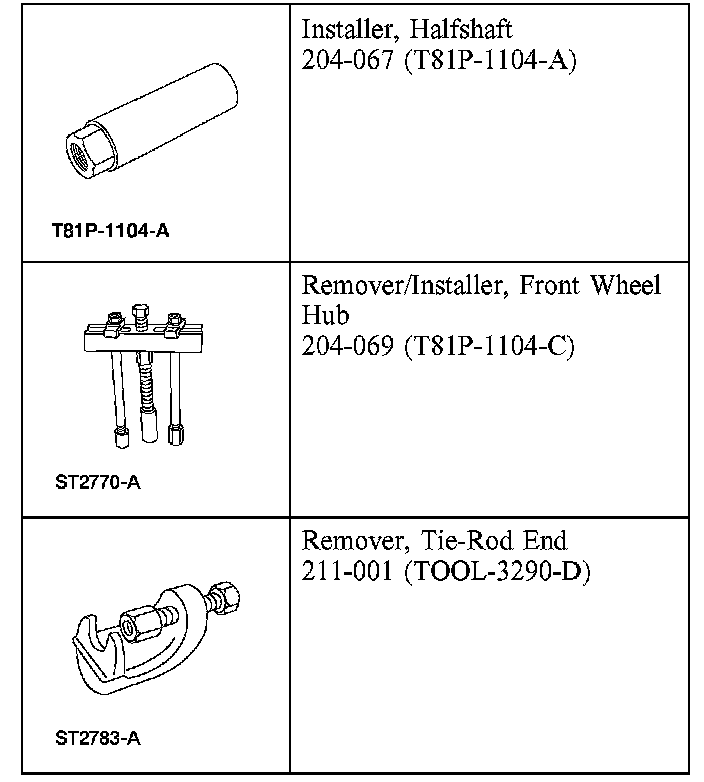 Factory diagram — Front Steering Knuckle