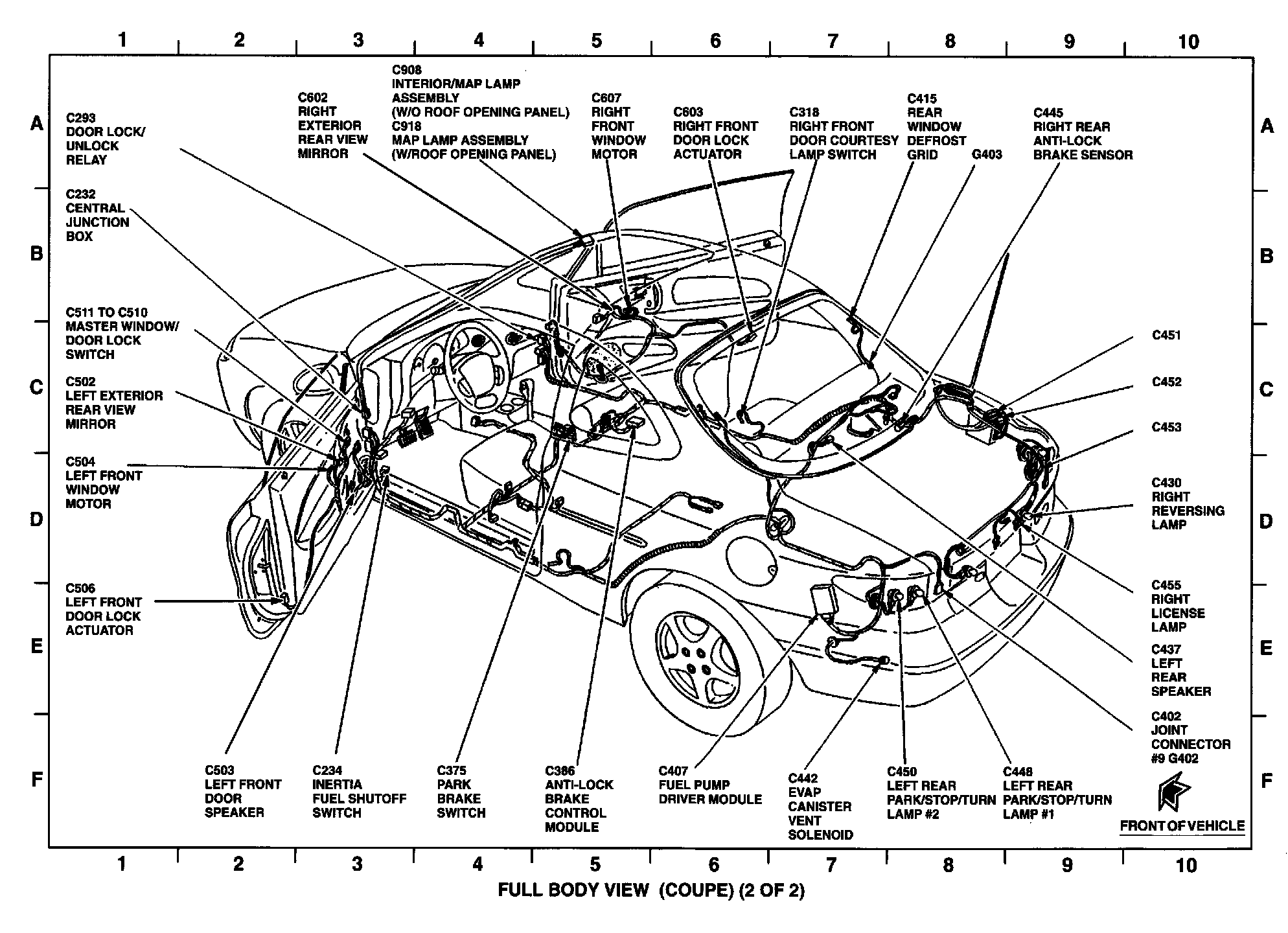 Factory diagram — Power Door Lock Actuator