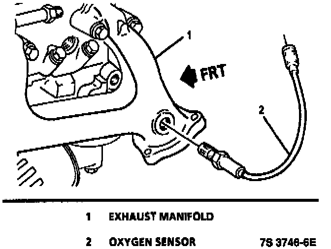 Factory diagram — Oxygen Sensor