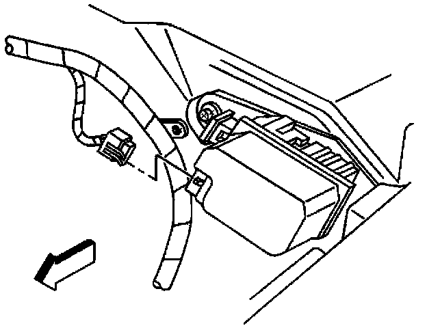 Factory diagram — Cruise Control Servo Cable